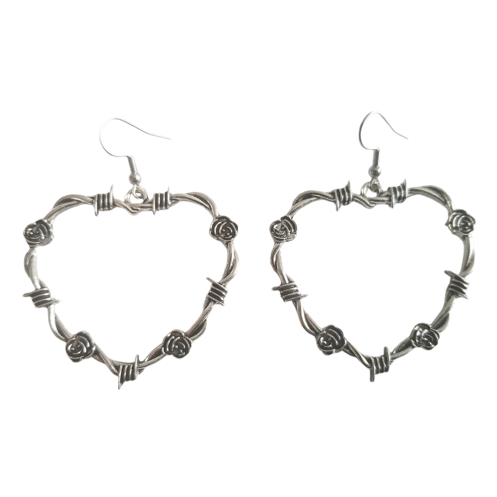 Handcrafted Heart Earrings